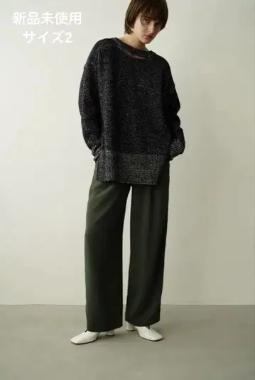 클라네 BASIC TUCK PANTS