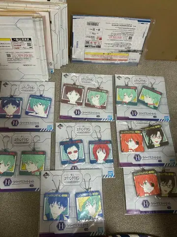 제일복권 에반게리온 러버 마스코트 묶음 판매 H상