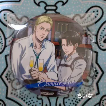 진격의 거인 트리 빌리지 엘빈 리바이 캔뱃지