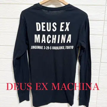 Deus ex Machina 데우스 엑스 마키나 롱 T 블랙 로고