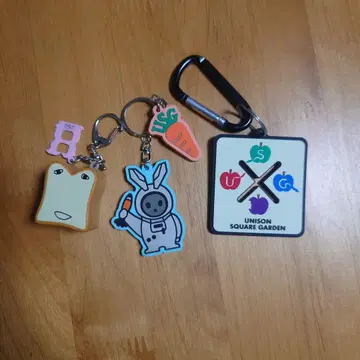 UNISON SQUARE GARDEN 키링 3종
