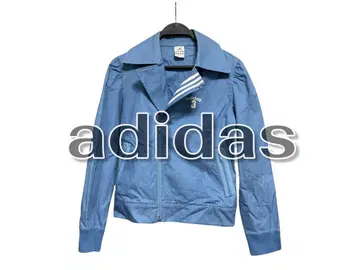 레어! adidas 스트라이프 파랑 밀리터리 자켓