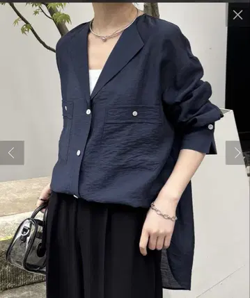빈티지 라펠 칼라 셔츠