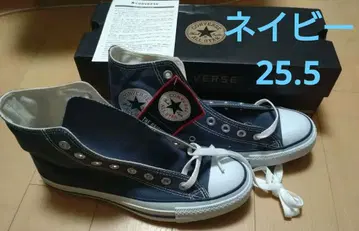 CONVERSE ALLSTAR 네이비 하이컷 스니커즈 25.5cm