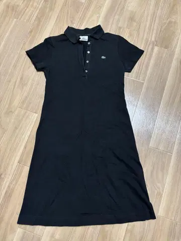 라코스테 블랙 폴로 드레스 반팔