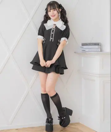 ROJITA 리본 로고 사이드 버클 셋업