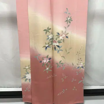 C678 순수 실크 이중 기모노 호몬기 미츠코시 컨디션 최상 기모노