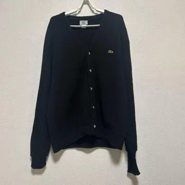 라코스테 가디건 80s 블랙