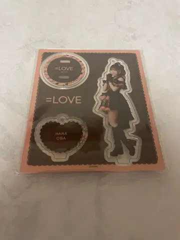 = LOVE 이코러브 오바 하나 아크릴 스탠드