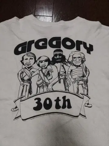 GREGORY 30주년 T셔츠 S 화이트