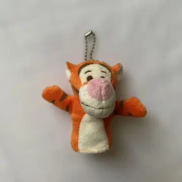 티거 봉제 인형 키링 손가락 인형