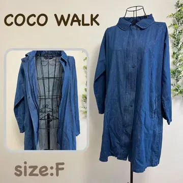 COCO WALK 코코워크 데님 아우터 롱 루즈핏