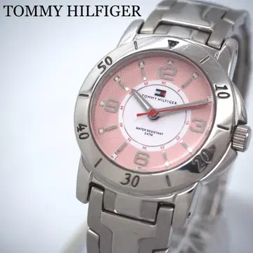 520 타미힐피거 여성용 시계 실버 핑크