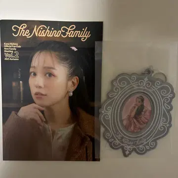 미개봉 새상품 니시노 카나 니시노케 팬클럽 혜택 회원증 키링 뉴스레터