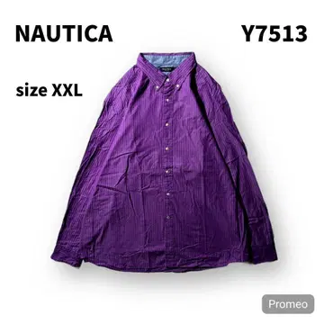 [ 즉시 구매 OK ] NAUTICA 긴팔 셔츠 사이즈 2XL 퍼플