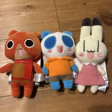 애니멀 가로 미니 봉제 인형 3종 세트