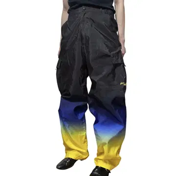 FUBU Gradation nylon baggy pants