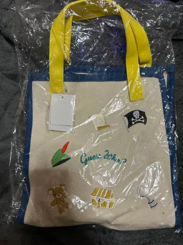 키디랜드 디즈니 피터팬 자수 토트 숄더백