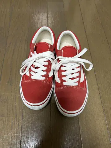 Vans 레드 스니커즈