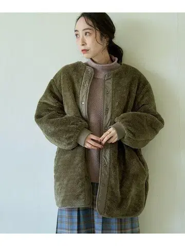 발수 가공 워셔블 기능 코트 스튜디오 클립