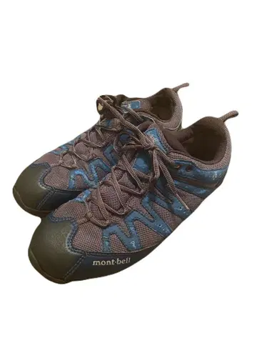 montbell 몽벨 트레킹 아웃도어 신발 블루 그레이