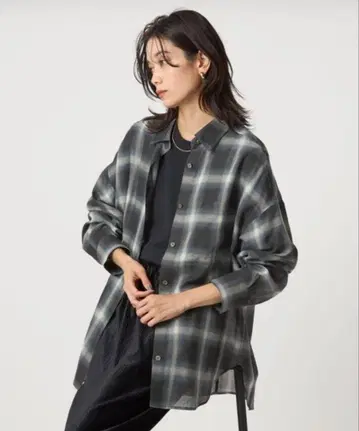 그린 라벨 릴랙싱 시어 체크 셔츠