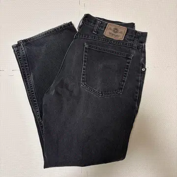 90s Wrangler 34 x 30 블랙 데님 L