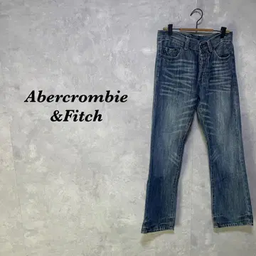 아바크롬비&피치 데님 팬츠 로고 W31 L31 블루 4659