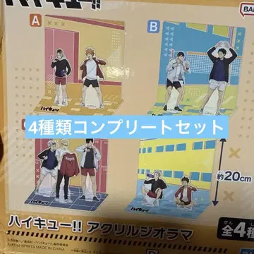 하이큐!! 아크릴 디오라마 A B C D