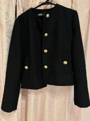 ZARA 숏 텍스처 자켓