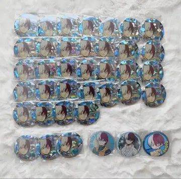 히로아카 토도로키 캔뱃지 38개