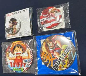 원피스 ONE PIECE 루피 캔뱃지 4개 세트