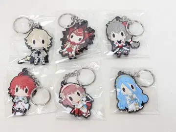 6종 D4 파이어 엠블렘 if 러버 키링 컬렉션 Vol.1