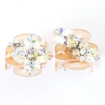 컴플렉스 비즈 하트풀 로즈 휘핑 클립 2개 세트