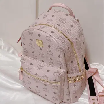 MCM 백팩 파우더 핑크 S 사이즈