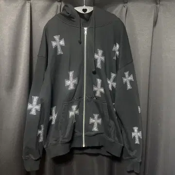 unknown london 십자가 후드티