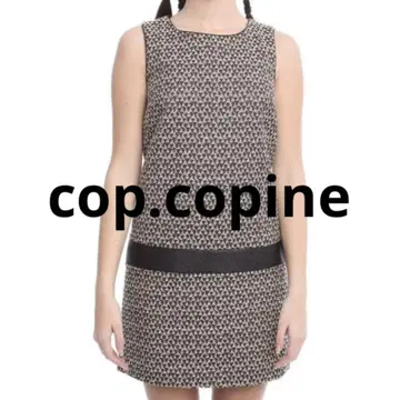 cop.copine Papoter 슬리브리스 원피스