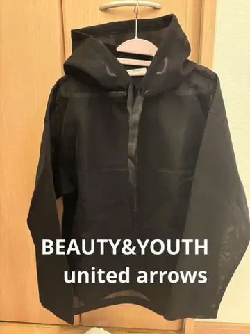 BEAUTY&YOUTH united arrows 시어 후드티 블랙
