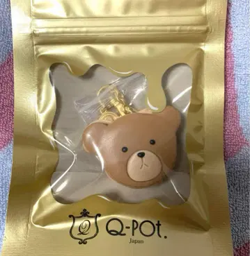 Q-pot. 곰카롱 백참 새상품