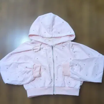 Lumignon 큐빅 장식 후드티