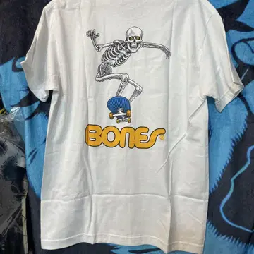 BONES 스케이트보드 해골 T셔츠 L 사이즈