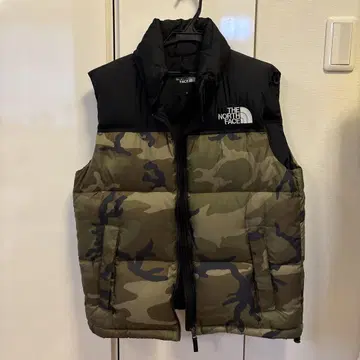 THE NORTH FACE 카모플라쥬 다운 베스트 L