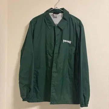 THRASHER 그린 나일론 자켓