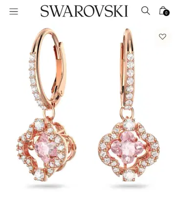 스와로브스키 새상품 Sparkling 귀걸이 Swarovski