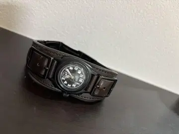 VAGUE WATCH CO. 손목시계 쿠션 스몰 리스트 밴드 블랙 브라운