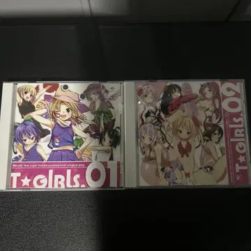 동인 음악 CD T Girls 동방 어레인지 1 2 세트