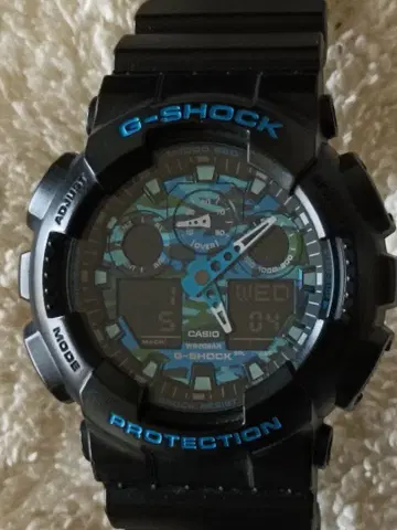 G-SHOCK GA-100 CB 블랙/블루