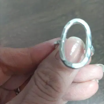 실버 오픈 반지