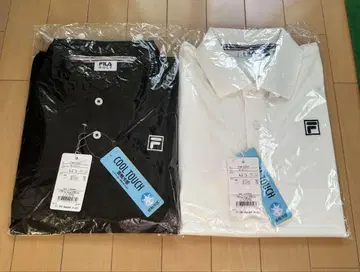[ 새상품 ] FILA 쿨 터치 피케 셔츠 L 사이즈 2색 세트