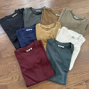 초특가! 유니클로 U 크루넥 T셔츠 9종 세트